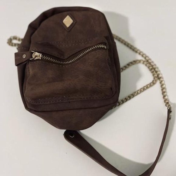 Brown gold chain purse - Picture 1 of 2